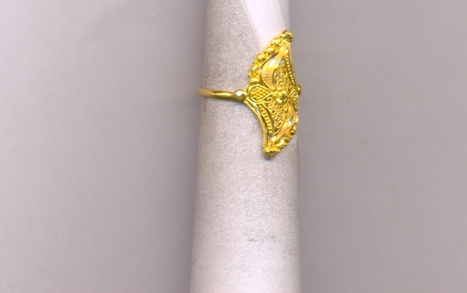 GOLD RING LADIES PLAIN FANCY