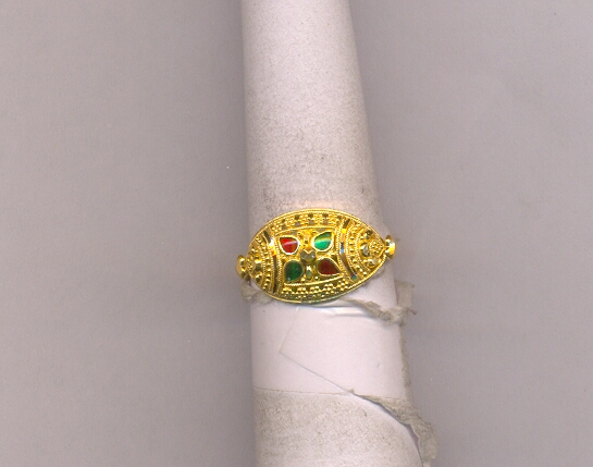GOLD RING LADIES PLAIN FANCY