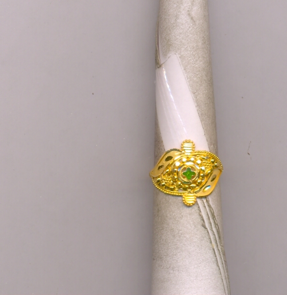 GOLD RING LADIES PLAIN FANCY