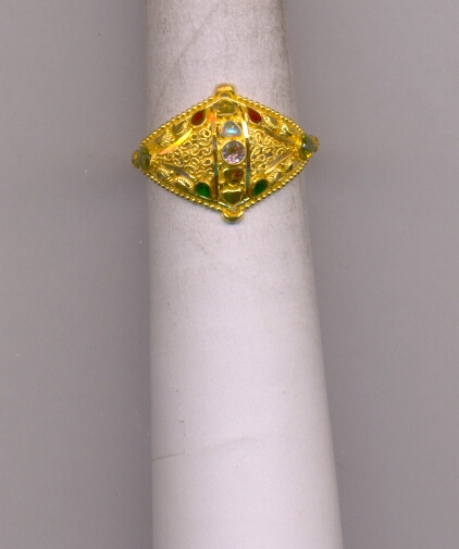 GOLD RING LADIES PLAIN FANCY