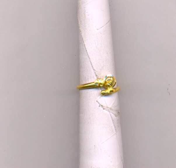 GOLD RING LADIES PLAIN FANCY