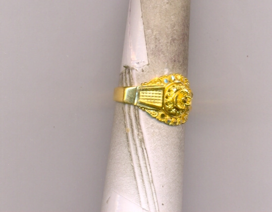 GOLD RING LADIES PLAIN FANCY