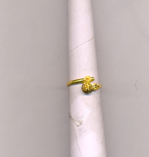 GOLD RING LADIES PLAIN FANCY