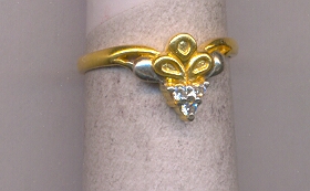 GOLD RING LADIES PLAIN FANCY