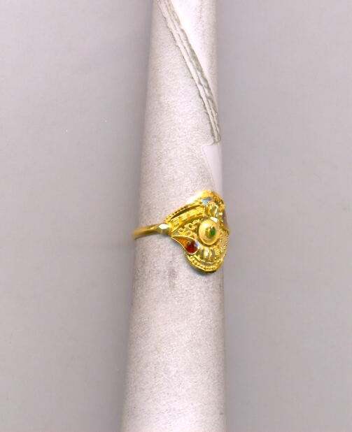 GOLD RING LADIES PLAIN FANCY