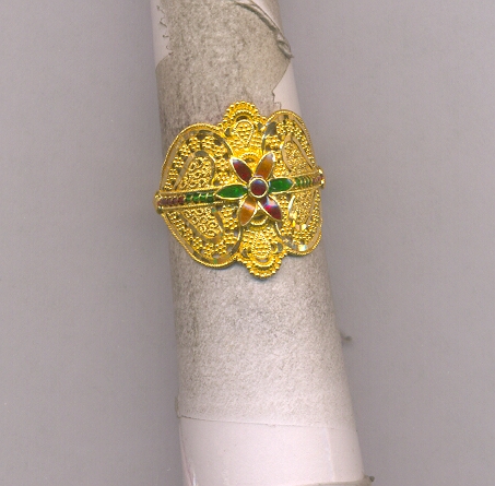 GOLD RING LADIES PLAIN FANCY