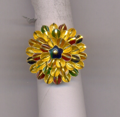 GOLD RING LADIES PLAIN FANCY