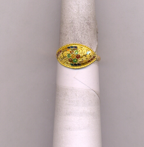GOLD RING LADIES PLAIN FANCY