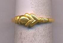 GOLD RING LADIES PLAIN FANCY