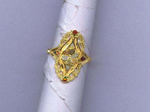 GOLD RING LADIES PLAIN FANCY