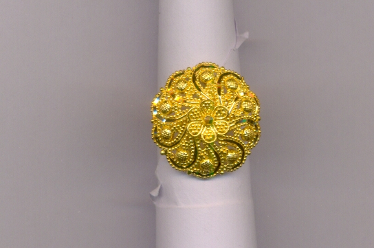 GOLD RING LADIES PLAIN FANCY