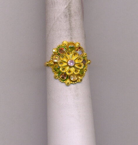 GOLD RING LADIES PLAIN FANCY