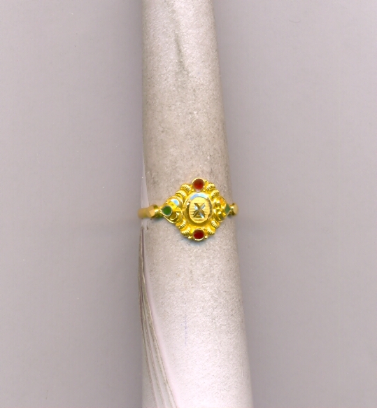 GOLD RING LADIES PLAIN FANCY