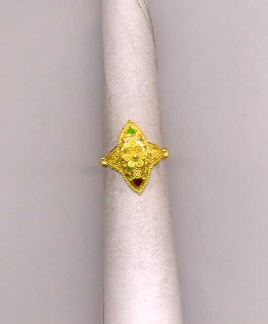 GOLD RING LADIES PLAIN FANCY