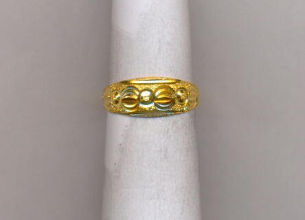 GOLD RING LADIES PLAIN FANCY