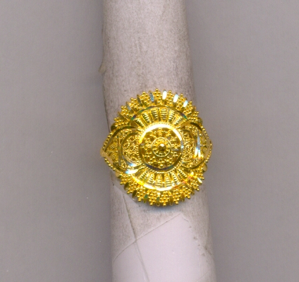GOLD RING LADIES PLAIN FANCY