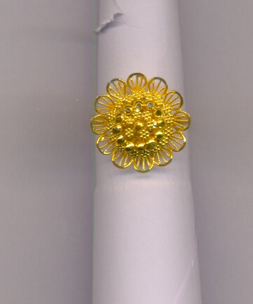 GOLD RING LADIES PLAIN FANCY