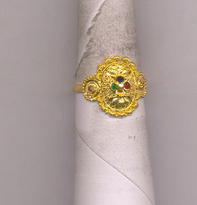 GOLD RING LADIES PLAIN FANCY