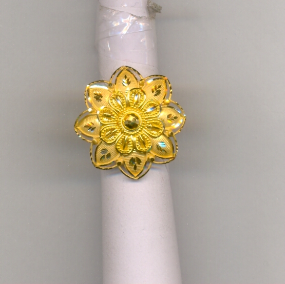 GOLD RING LADIES PLAIN FANCY
