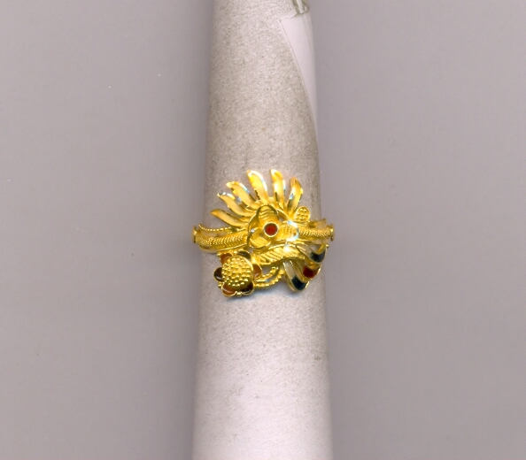 GOLD RING LADIES PLAIN FANCY