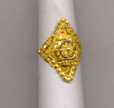 GOLD RING LADIES PLAIN FANCY