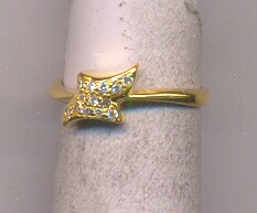 GOLD RING LADIES PLAIN FANCY