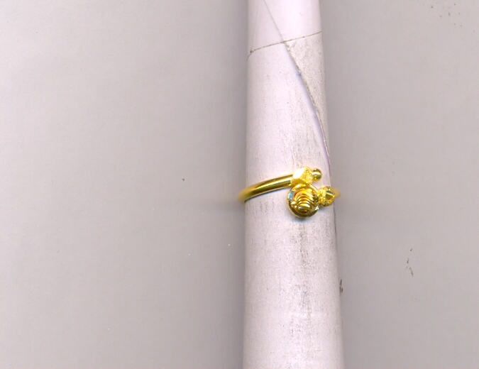 GOLD RING LADIES PLAIN FANCY