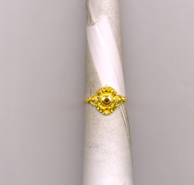GOLD RING LADIES PLAIN FANCY