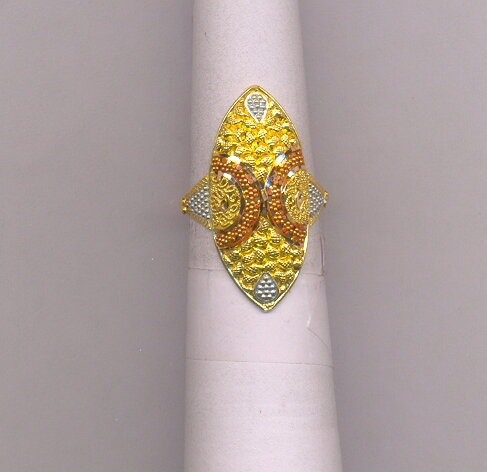 GOLD RING LADIES PLAIN FANCY