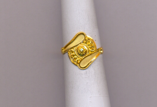 GOLD RING LADIES PLAIN FANCY