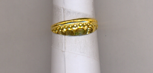GOLD RING LADIES PLAIN FANCY