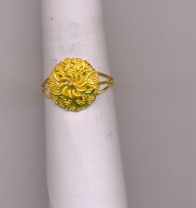GOLD RING LADIES PLAIN FANCY