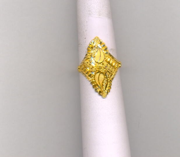 GOLD RING LADIES PLAIN FANCY