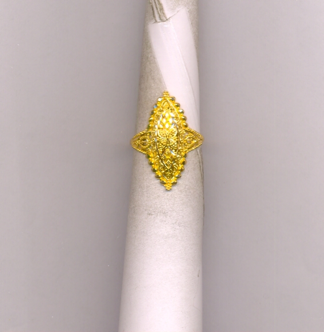 GOLD RING LADIES PLAIN FANCY