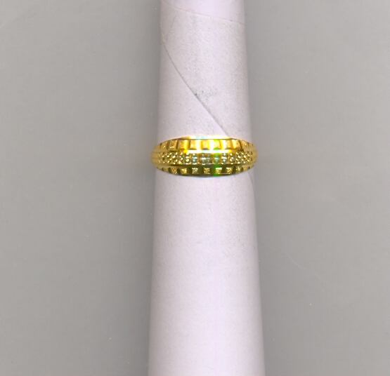 GOLD RING LADIES PLAIN FANCY