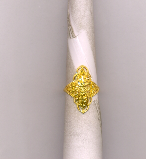 GOLD RING LADIES PLAIN FANCY