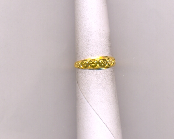 GOLD RING LADIES PLAIN FANCY