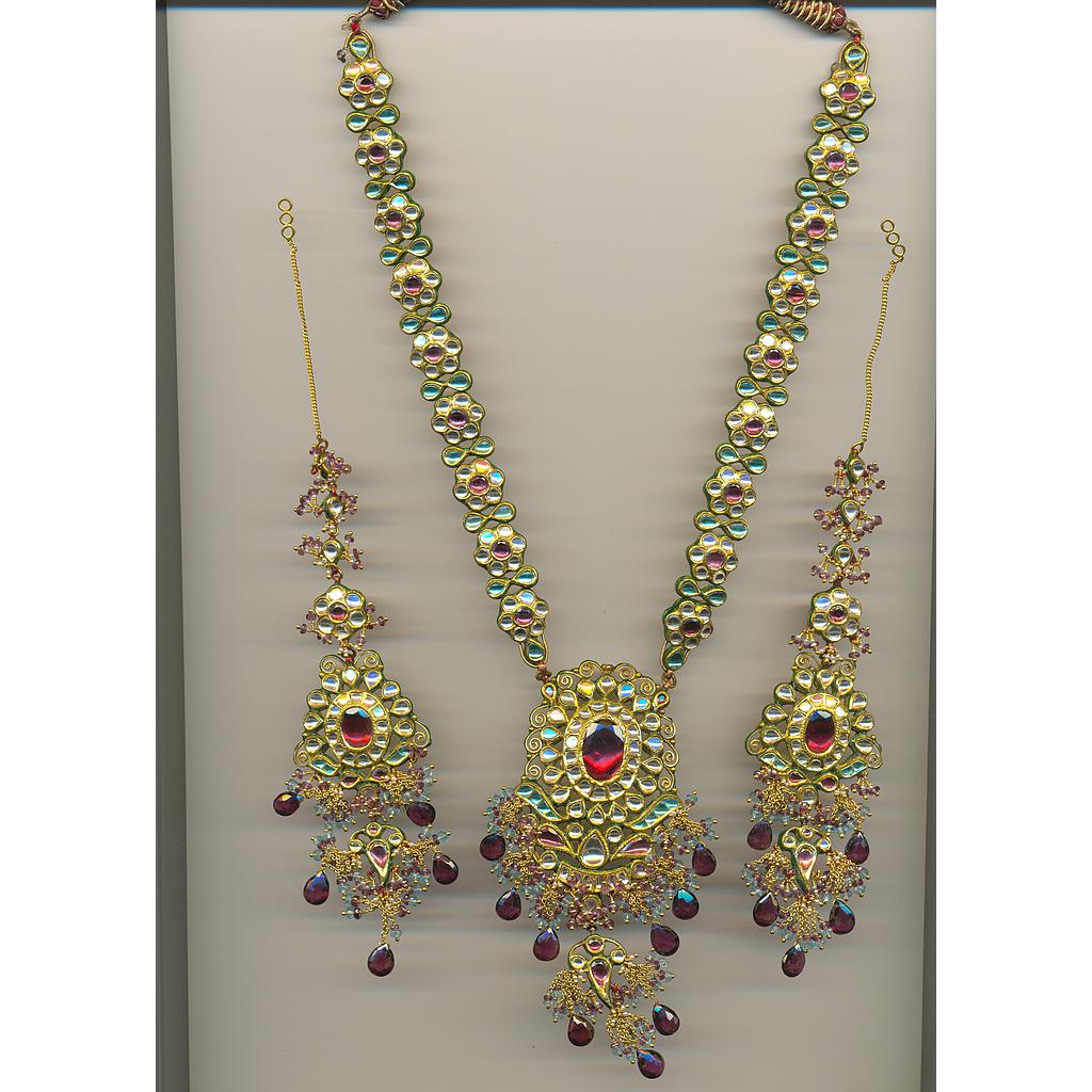 GOLD HALF SET KUNDAN