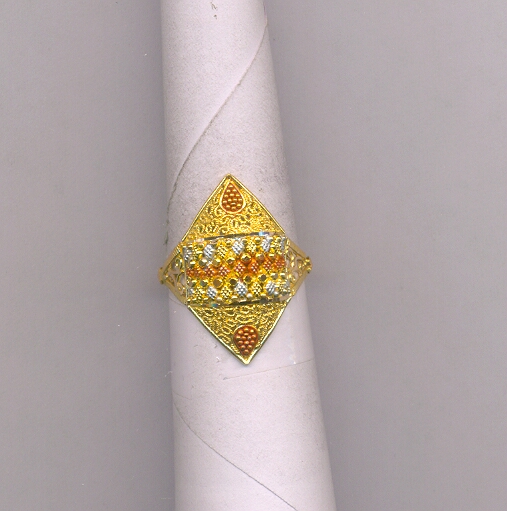 GOLD RING LADIES PLAIN FANCY