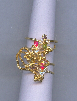 GOLD RING LADIES PLAIN FANCY