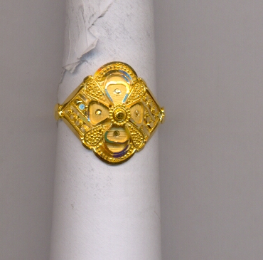 GOLD RING LADIES PLAIN FANCY