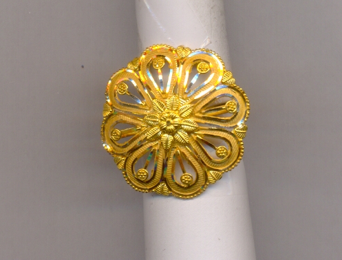 GOLD RING LADIES PLAIN FANCY
