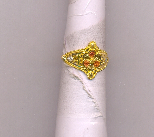GOLD RING LADIES PLAIN FANCY
