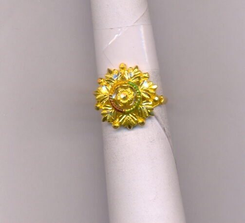 GOLD RING LADIES PLAIN FANCY