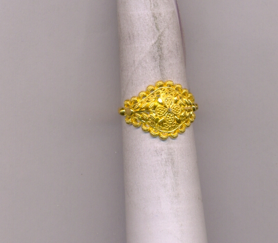 GOLD RING LADIES PLAIN FANCY