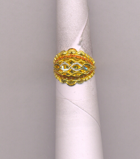 GOLD RING LADIES PLAIN FANCY