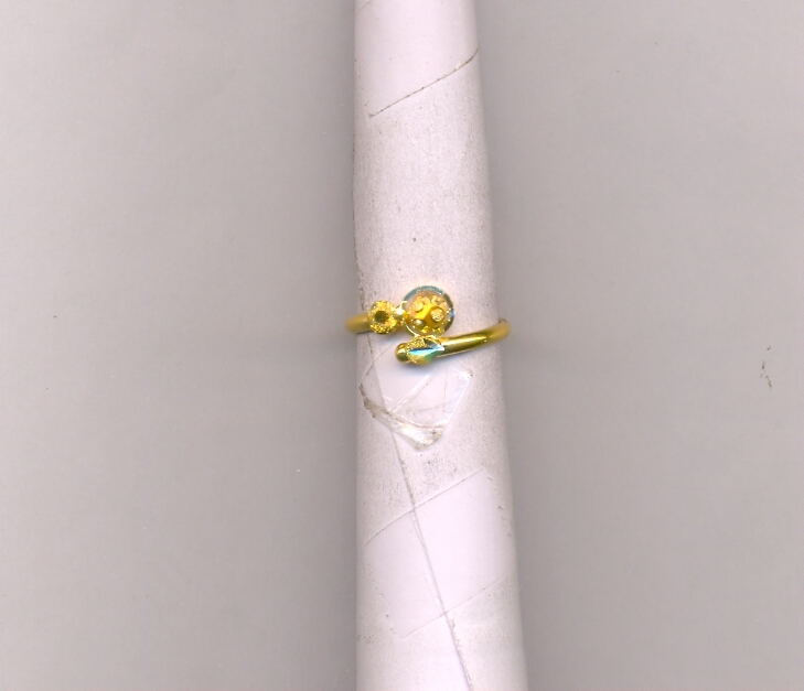 GOLD RING LADIES PLAIN FANCY