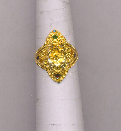 GOLD RING LADIES PLAIN FANCY