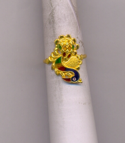 GOLD RING LADIES PLAIN FANCY