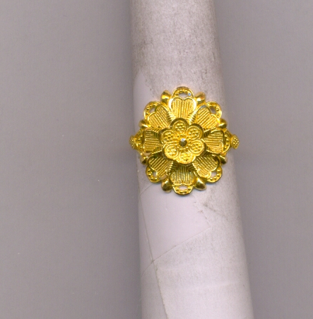 GOLD RING LADIES PLAIN FANCY